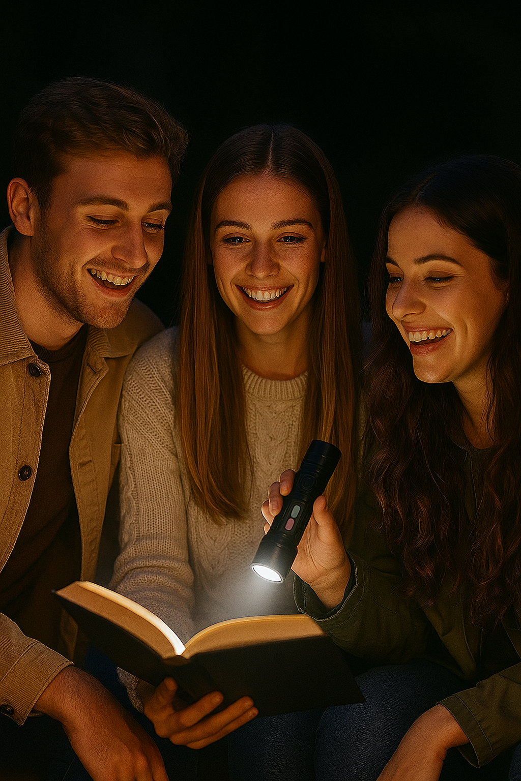 🔦 Linterna LED Recargable 3 en 1 – Compacta, Potente y Versátil