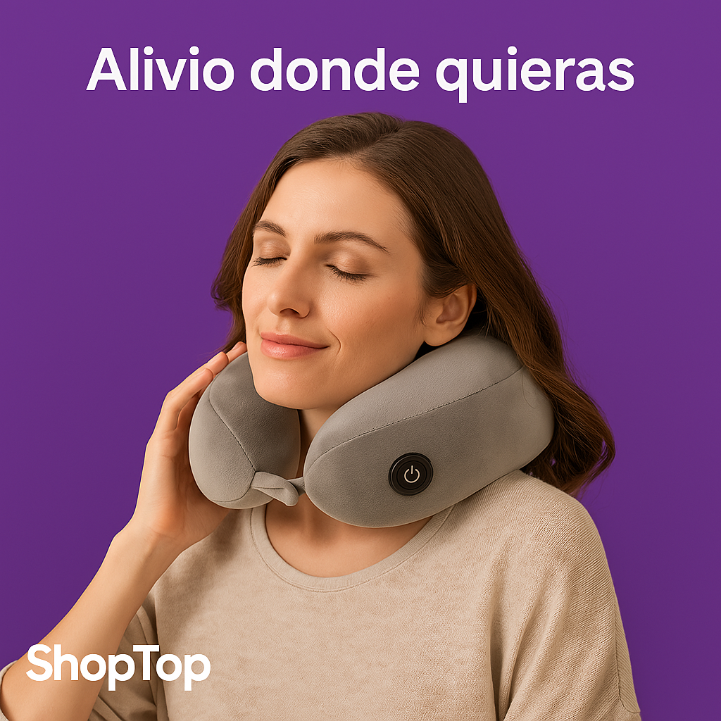 Cojin De Masaje Cervical Para Viajes
