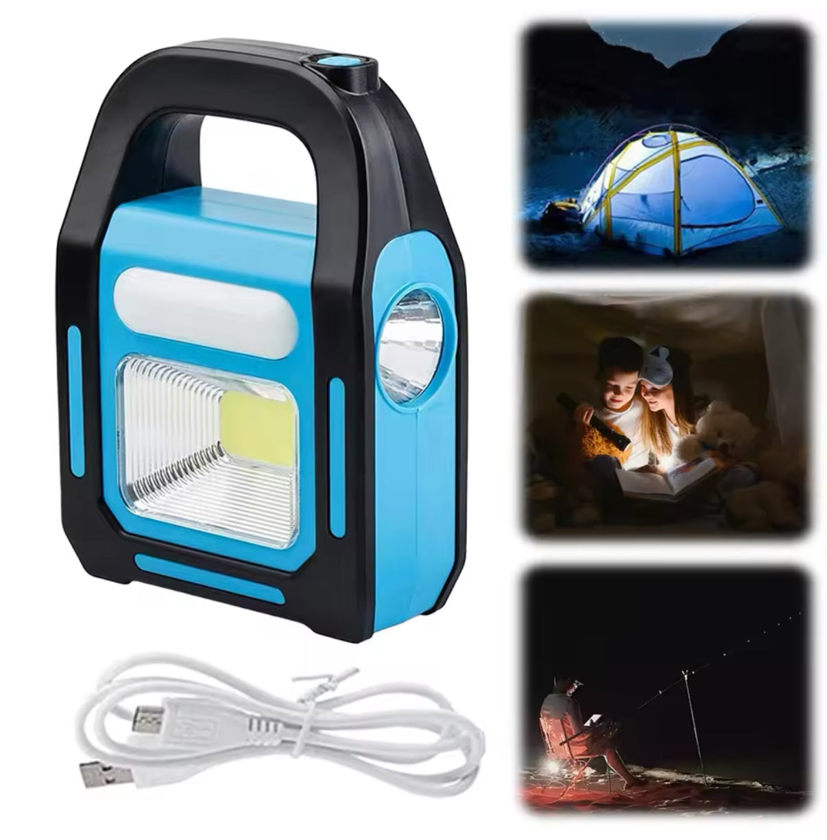 Lámpara de Emergencia Solar Doble Foco