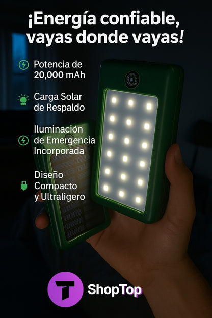 ⚡ PowerSun Pro 20K: ¡Energía Solar Siempre Contigo! ☀️🔋