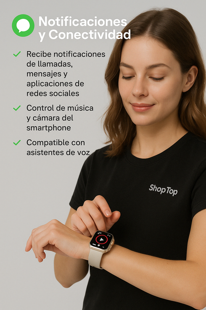 ⌚ Smartwatch C90 Ultra – Tu Salud y Conectividad en la Muñeca