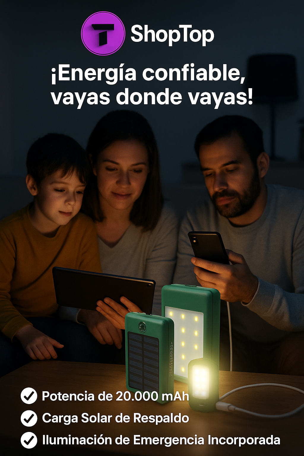 ⚡ PowerSun Pro 20K: ¡Energía Solar Siempre Contigo! ☀️🔋