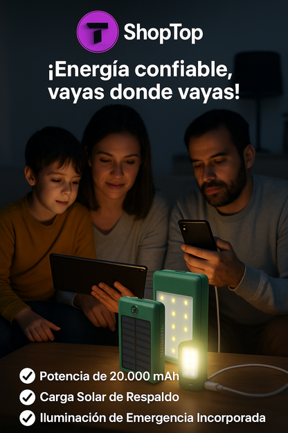 ⚡ PowerSun Pro 20K: ¡Energía Solar Siempre Contigo! ☀️🔋