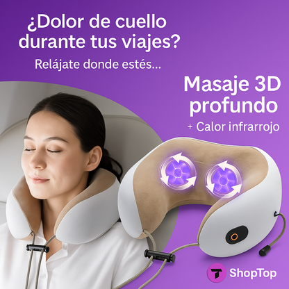 Cojin De Masaje Cervical Para Viajes