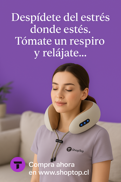Cojin De Masaje Cervical Para Viajes