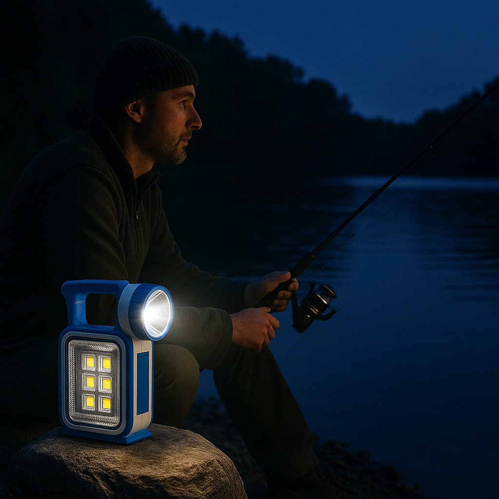 🔦 Linterna Led Solar Emergencia 3 En 1 – Multifuncional y Ecológica