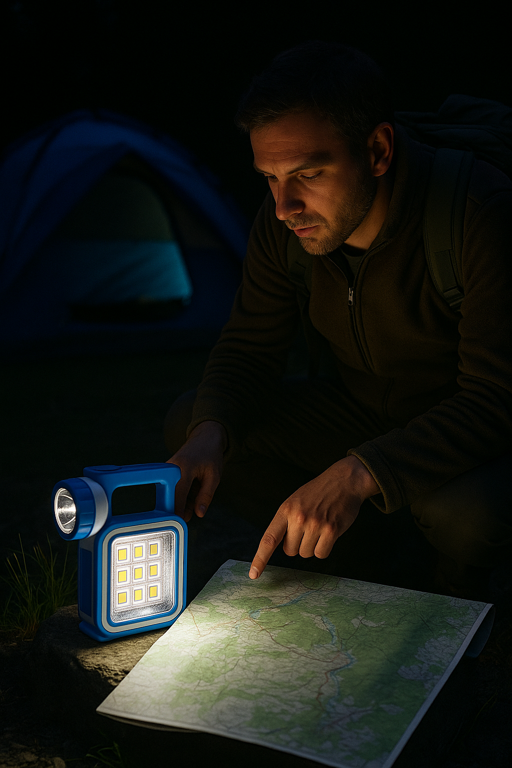 🔦 Linterna Led Solar Emergencia 3 En 1 – Multifuncional y Ecológica