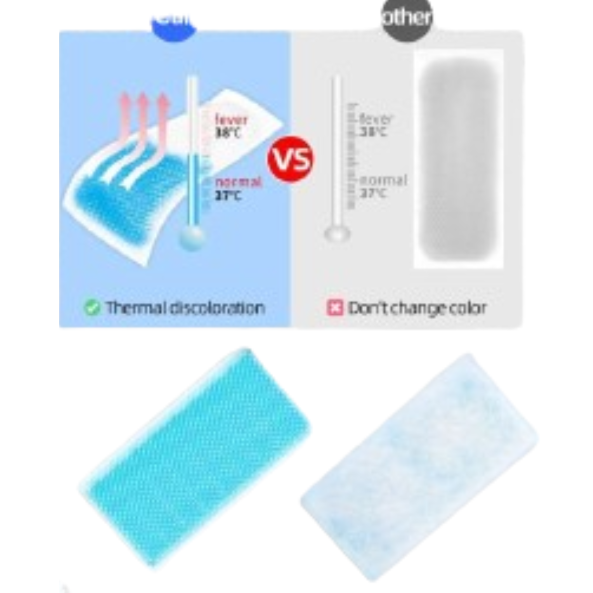 Parches de Gel Refrescante (200 unidades)