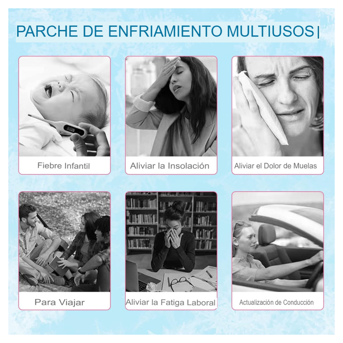 Parches de Gel Refrescante (200 unidades)