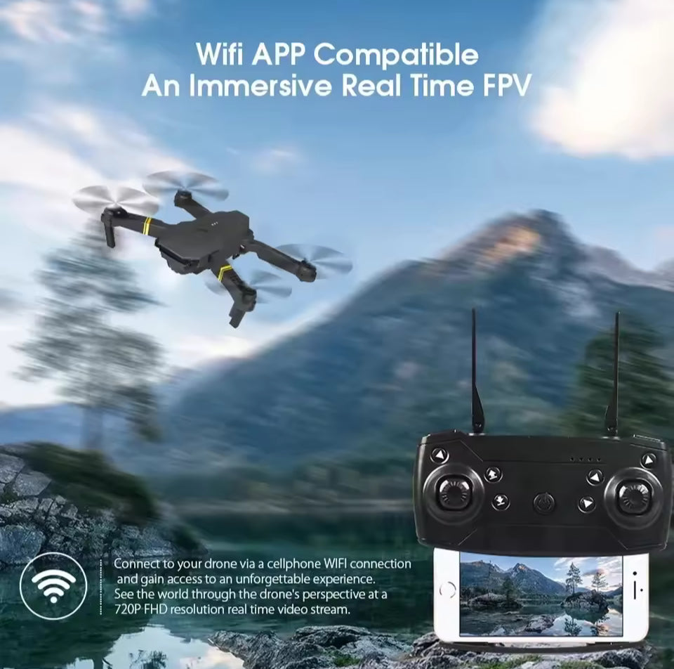 🚁 Drone 998 Pro – Cámara Dual 4K y WiFi