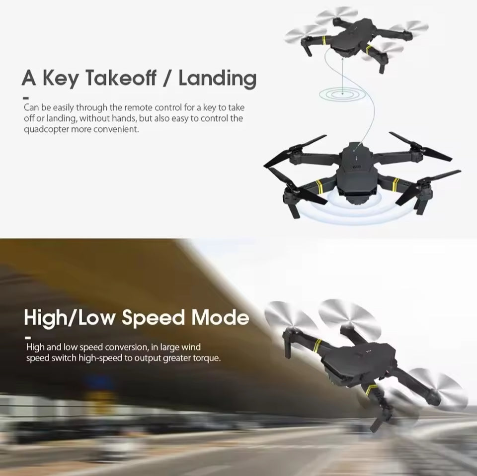 🚁 Drone 998 Pro – Cámara Dual 4K y WiFi