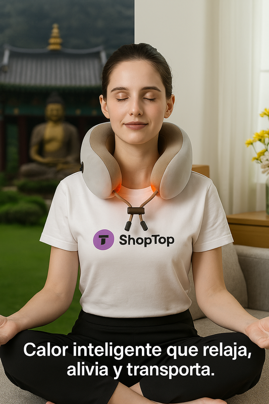 Cojin De Masaje Cervical Para Viajes