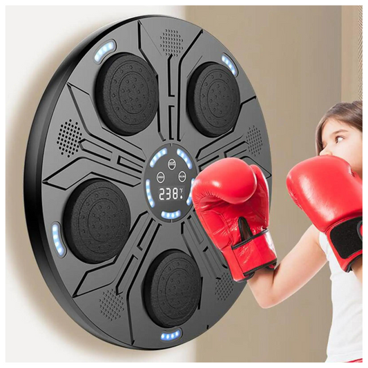 🚀 Máquina de Boxeo Musical Deluxe – Bluetooth & RGB